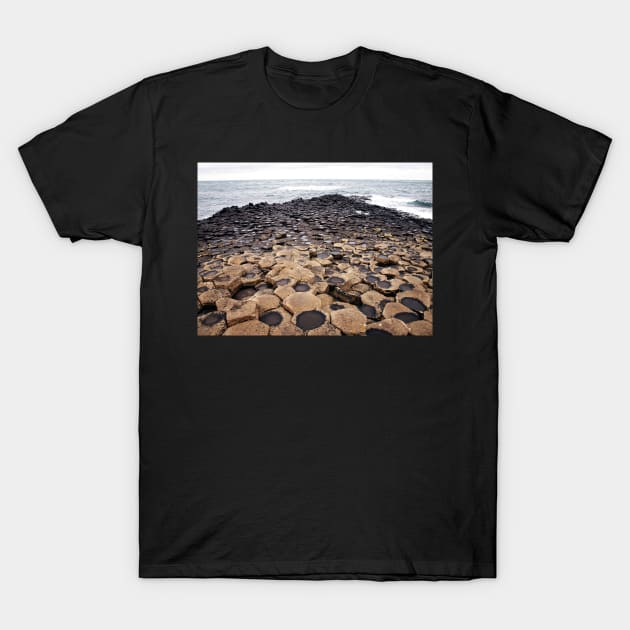 Giant's Causeway, Northern Ireland T-Shirt by Ludwig Wagner